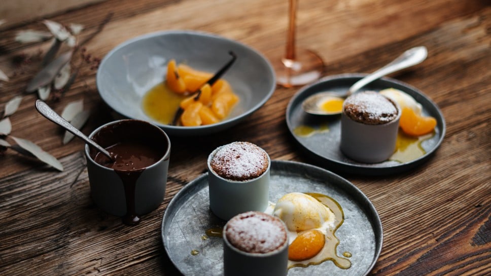SPAR Mahlzeit flaumiges Schoko-Nuss-Soufflé