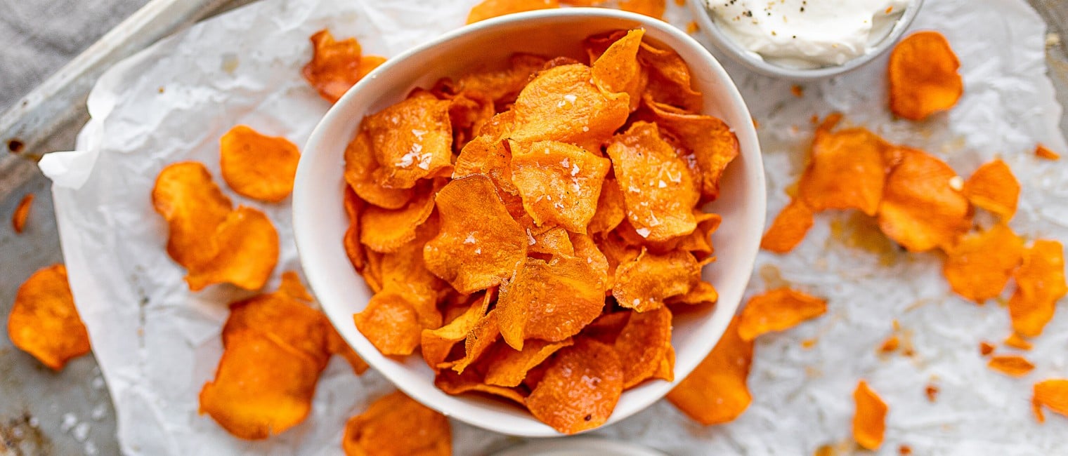 SPAR Mahlzeit Süßkartoffel-Chips mit Sour Cream