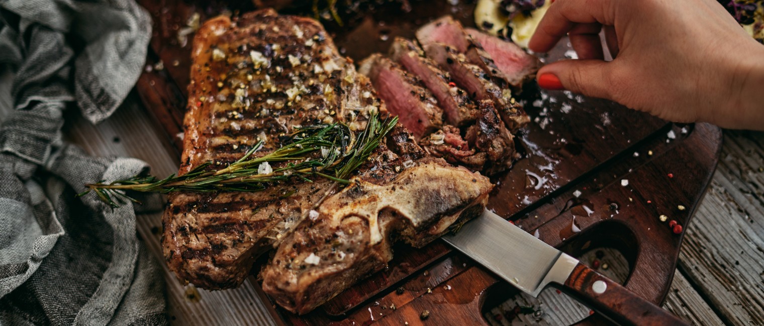SPAR Mahlzeit T-Bone Steak vom Rost mit Cole Slaw