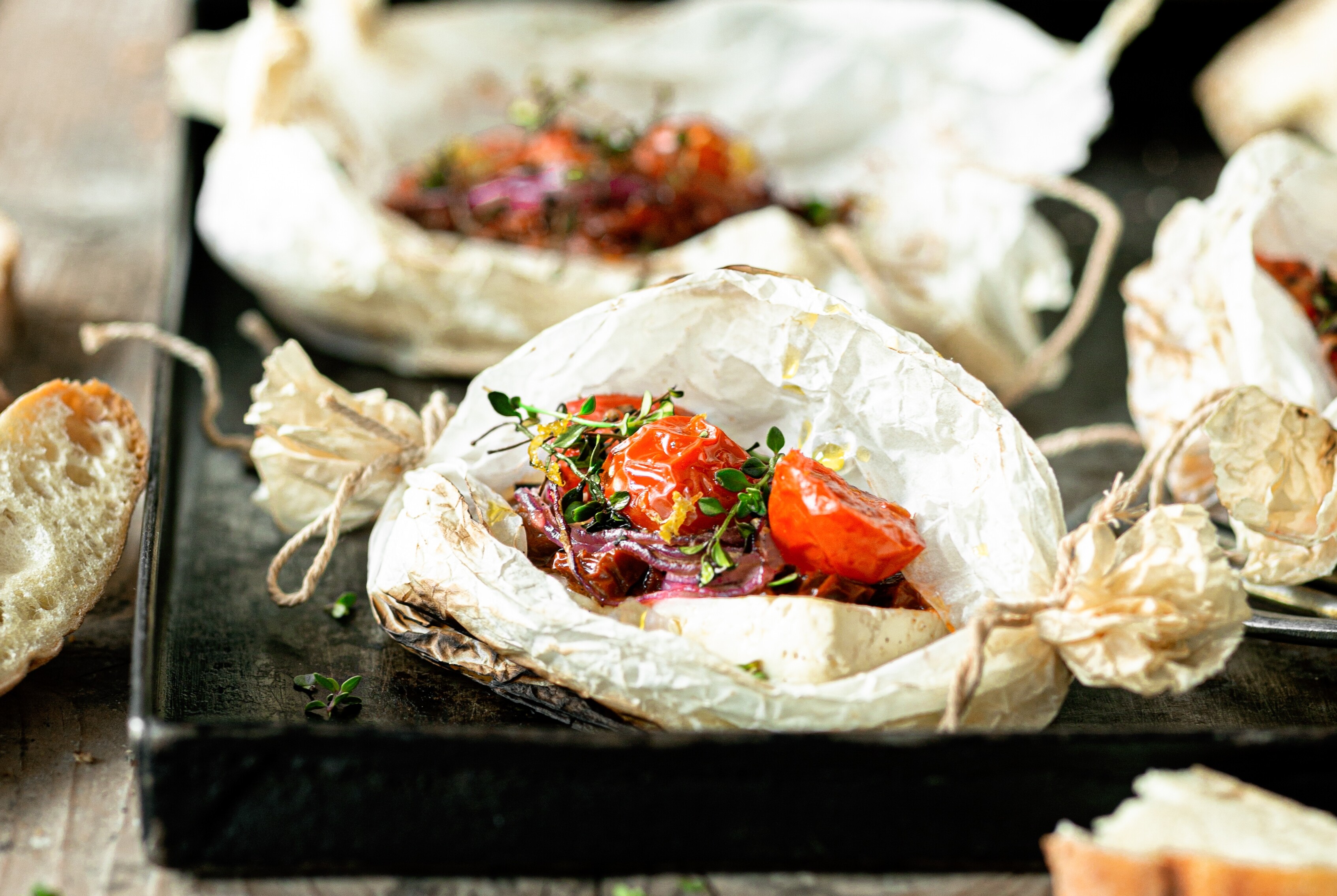 Mediterrane Feta-Päckchen vom Grill