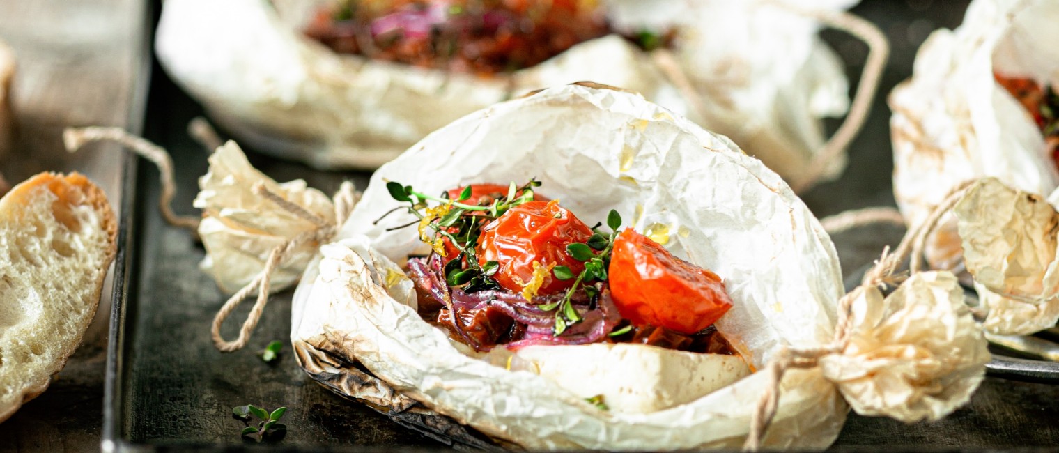SPAR Mahlzeit Mediterrane Feta-Päckchen vom Grill