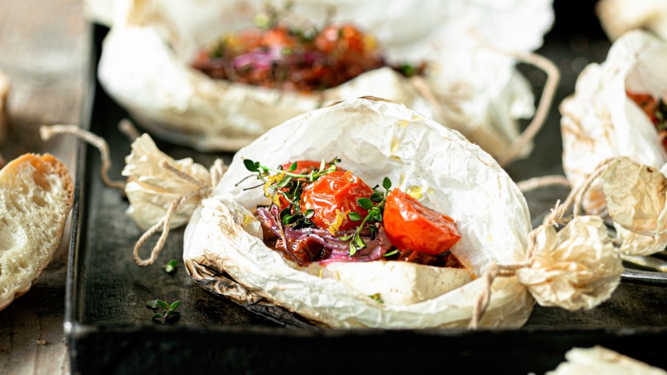 SPAR Mahlzeit Mediterrane Feta-Päckchen vom Grill
