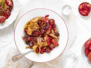 SPAR Mahlzeit Bandnudeln mit Salsiccia