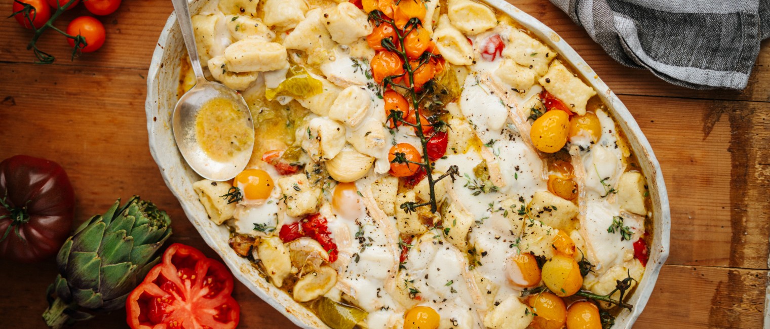 Ricotta-Gnochi mit Tomaten & Taleggio