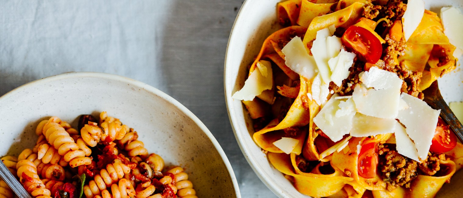 SPAR Mahlzeit Pasta hoch drei