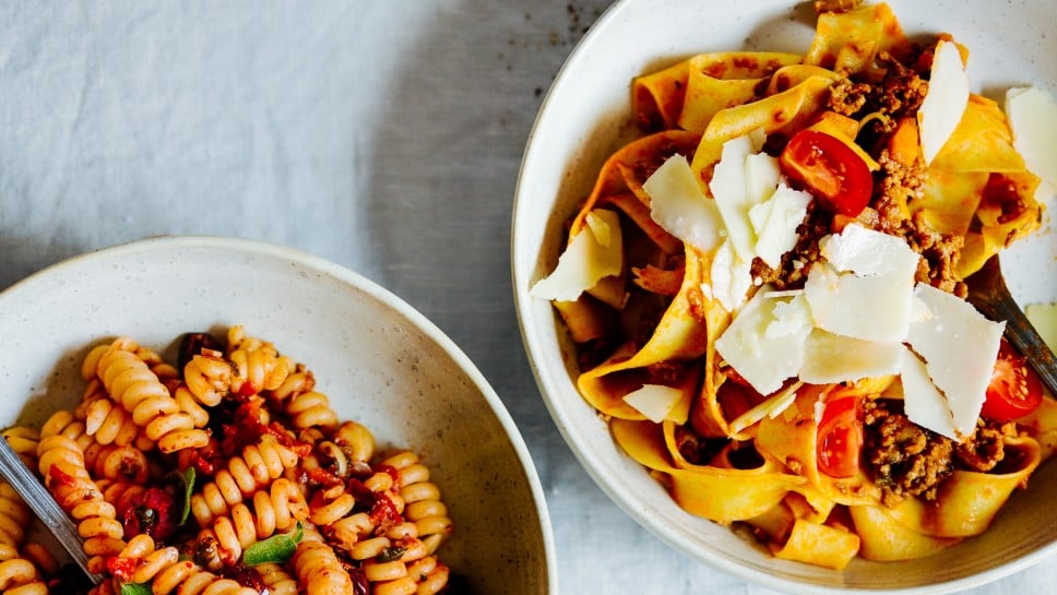 SPAR Mahlzeit Pasta hoch drei