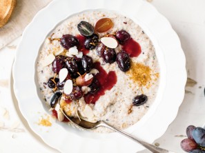 SPAR Mahlzeit Traubenkompott mit Porridge