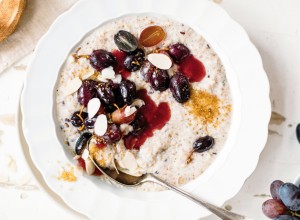 SPAR Mahlzeit Traubenkompott mit Porridge