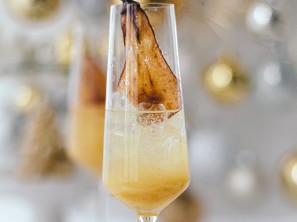 SPAR Mahlzeit Ingwer-Birnen-Fizz mit Champagner