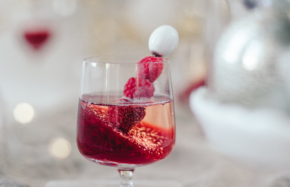 SPAR Mahlzeit Champagner mit Himbeer-Gelée