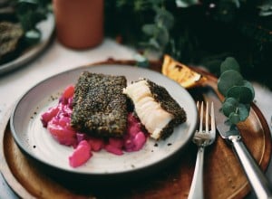 SPAR Mahlzeit Karpfen im Mohnmantel mit Erdäpfel-Rüben-Salat