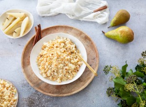 SPAR Mahlzeit Riebel mit Birnenkompott