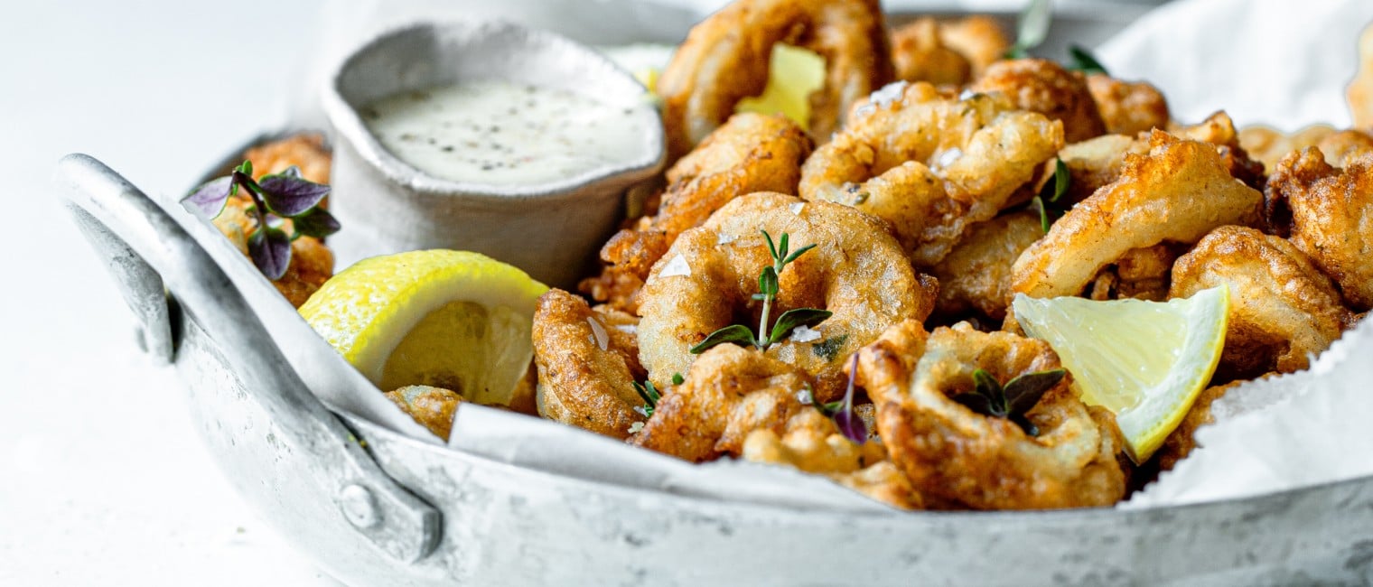 SPAR Mahlzeit Calamari Fritti mit Knoblauch-Mayonnaise