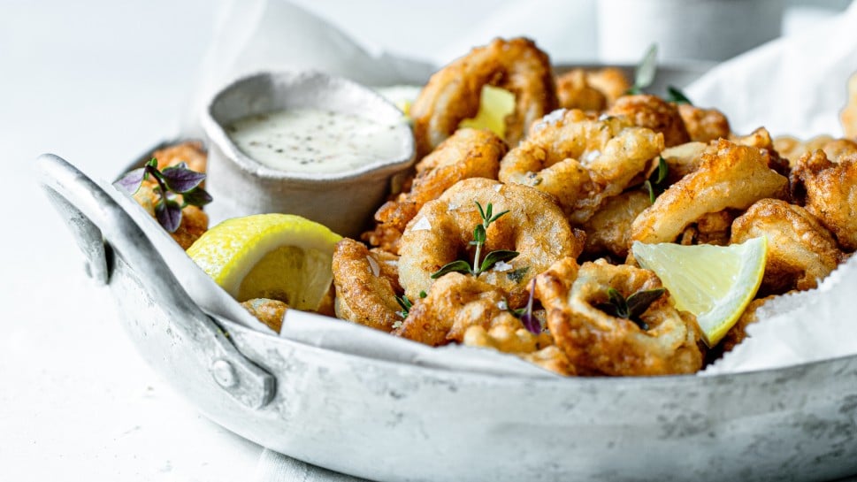 SPAR Mahlzeit Calamari Fritti mit Knoblauch-Mayonnaise