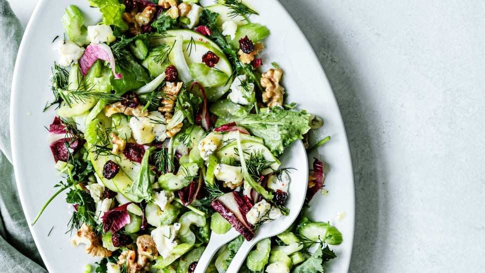 SPAR Mahlzeit Sellerie-Walnuss-Salat mit Apfel und Gorgonzola