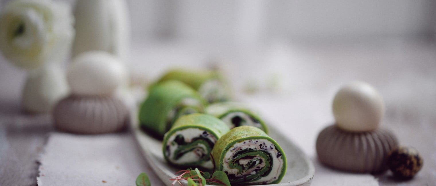 SPAR Mahlzeit Spinat-Wraps mit Schinken und Kren