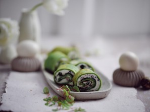 SPAR Mahlzeit Spinat-Wraps mit Schinken und Kren
