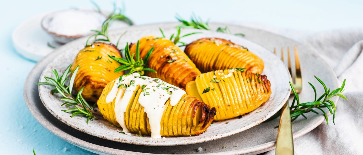 SPAR Mahlzeit Feine Eier-Creme für Hasselback-Kartoffeln