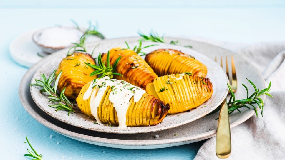 SPAR Mahlzeit Feine Eier-Creme für Hasselback-Kartoffeln