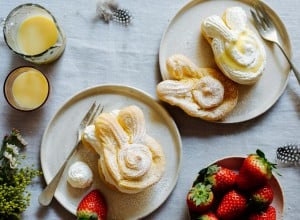 SPAR Mahlzeit Brandteig-Hasen mit Eierlikör-Oberscreme