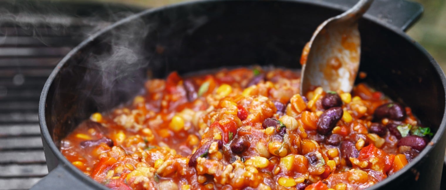 SPAR Mahlzeit buntes Camping-Chili