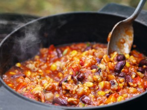 SPAR Mahlzeit buntes Camping-Chili