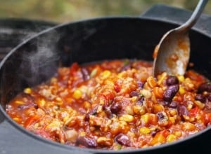 SPAR Mahlzeit buntes Camping-Chili