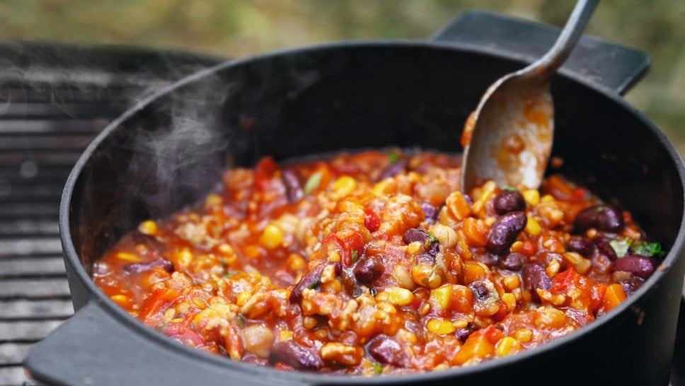 SPAR Mahlzeit buntes Camping-Chili