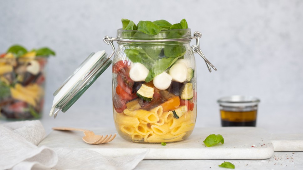 SPAR Mahlzeit Gegrillter Ratatouille-Pasta-Salat