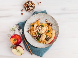 SPAR Mahlzeit Apfelnockerl mit Nuss-Crunch