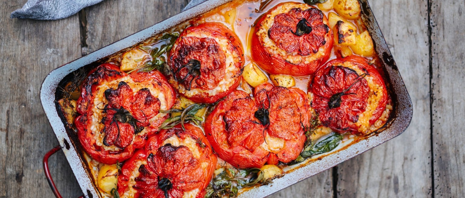 SPAR Mahlzeit Gefüllte Tomaten aus dem Ofen