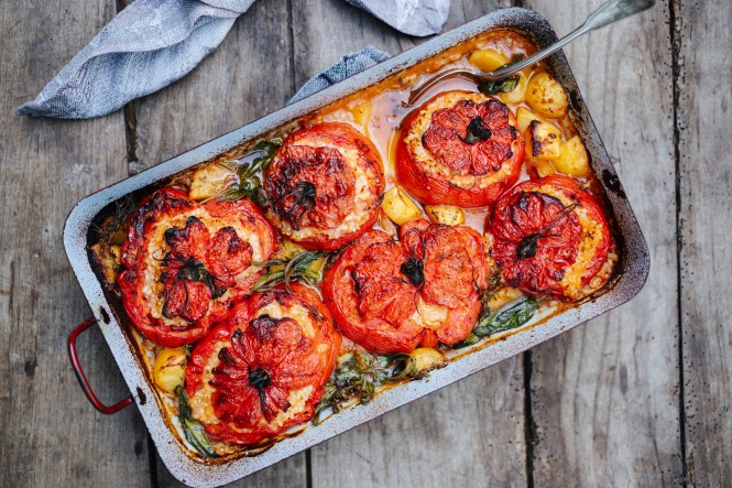 SPAR Mahlzeit Gefüllte Tomaten aus dem Ofen