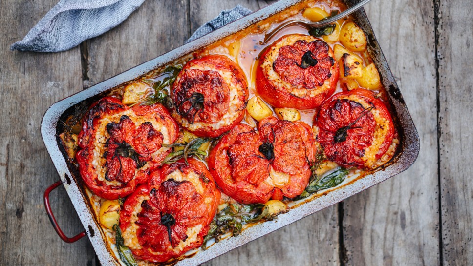 SPAR Mahlzeit Gefüllte Tomaten aus dem Ofen