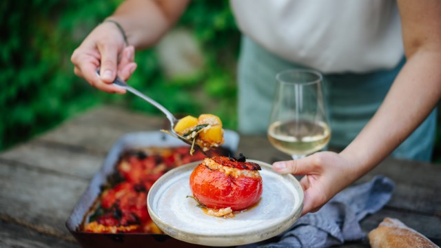 SPAR Mahlzeit Gefüllte Tomaten aus dem Ofen