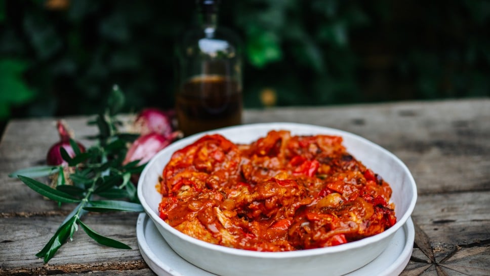 SPAR Mahlzeit Hendl-Keulen mit Paprika