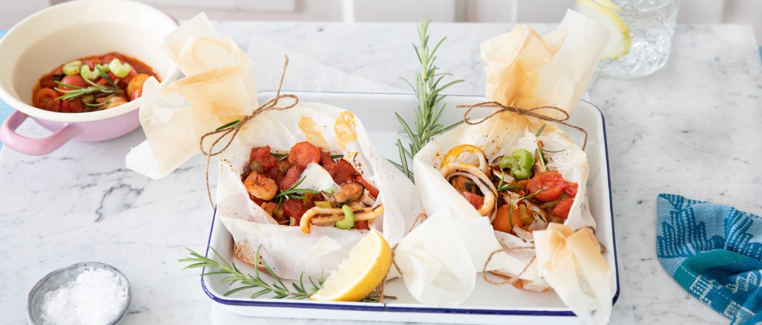 SPAR Mahlzeit Mediterrane Meeresfrüchte-Päckchen