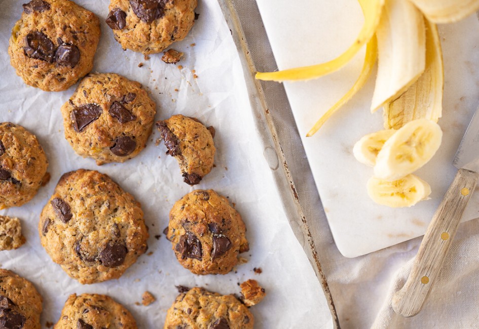 Bananen-Hafer-Cookies