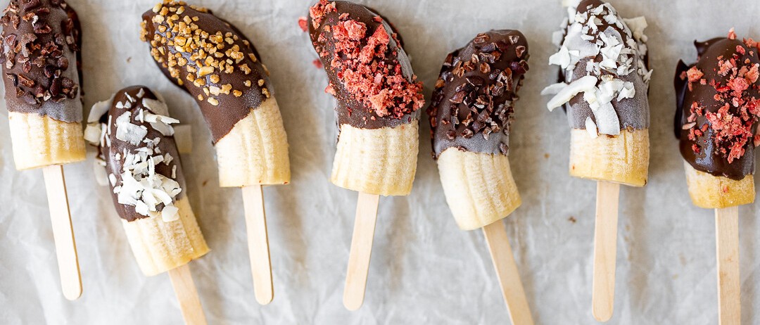 SPAR Mahlzeit! Bananen-Popsicles