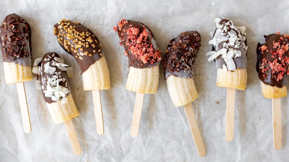 SPAR Mahlzeit! Bananen-Popsicles