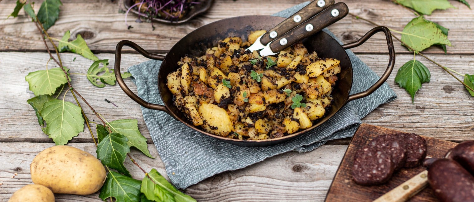 SPAR Mahlzeit! Erdäpfel-Blunzen-Gröstl