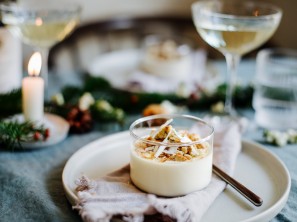 SPAR Mahlzeit Pannacotta mit Cantuccini-Crumbles