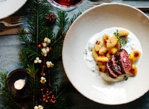 SPAR Mahlzeit Gnocchi auf Burrata-Creme mit Minuten-Steak