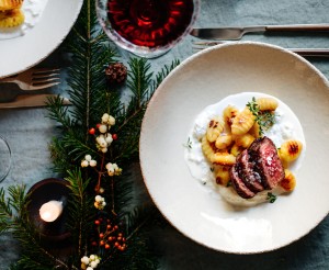 SPAR Mahlzeit Gnocchi auf Burrata-Creme mit Minuten-Steak