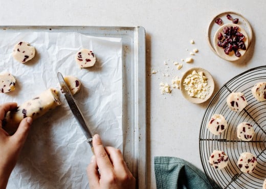 SPAR Mahlzeit Cranberry-Schnittkekse Step