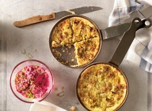 SPAR Mahlzeit Lauch-Quiche mit Rote-Bete-Dip