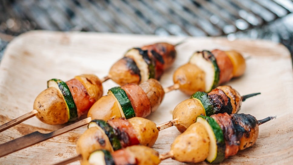 SPAR Mahlzeit Kartoffel-Wurst-Zucchini-Spieße