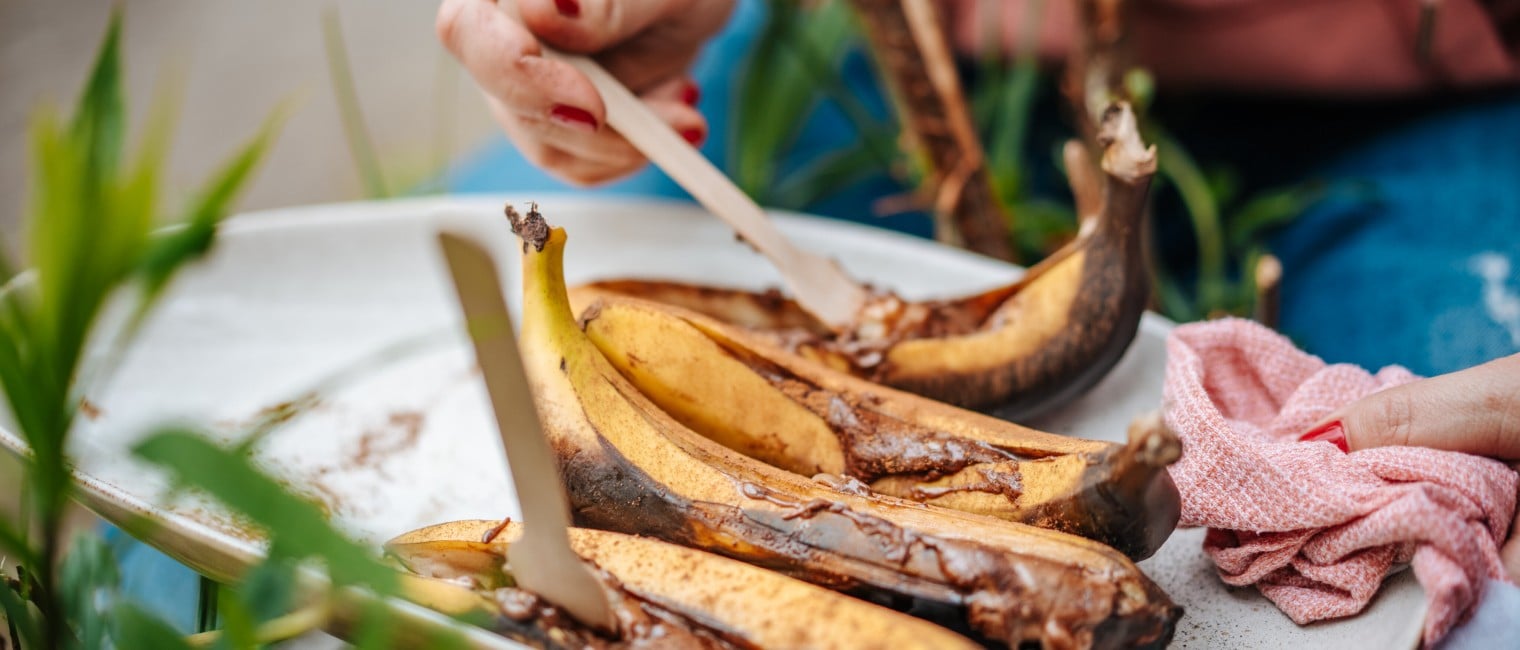 SPAR Mahlzeit gegrillte Schokobanane