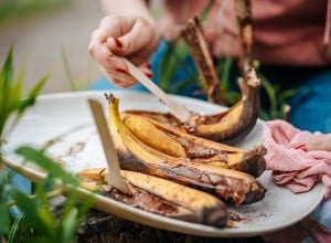 SPAR Mahlzeit gegrillte Schokobanane