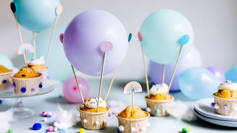 SPAR Mahlzeit Heißluftballon-Muffins