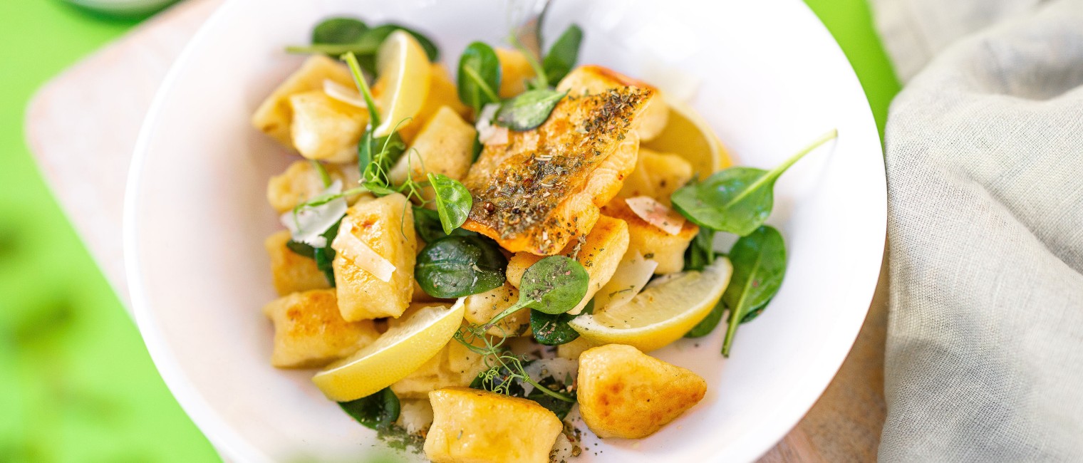 SPAR Mahlzeit Seesaibling mit Ricotta-Gnocchi